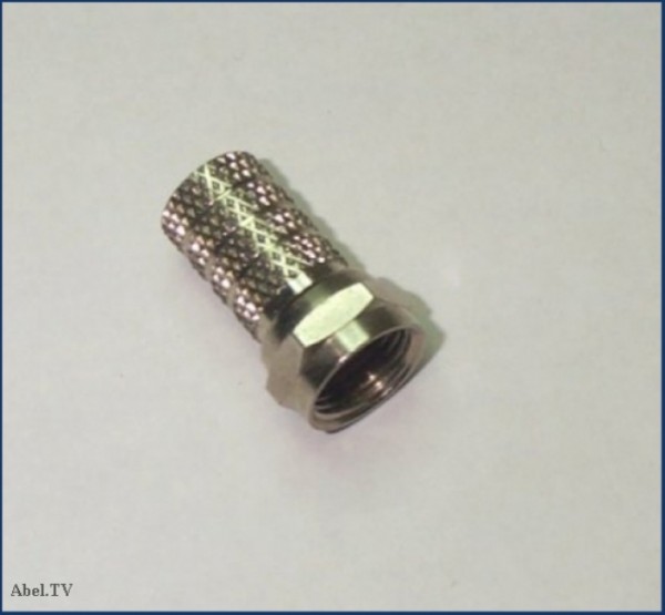 F-Stecker 7mm sehr stabile Qualität