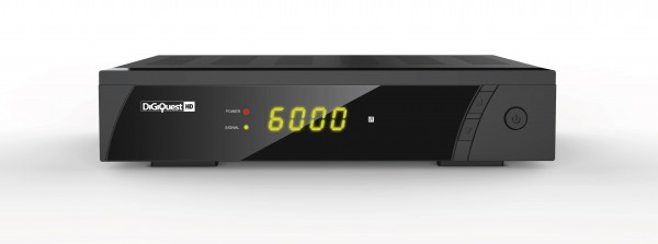 Digitaler Satelliten Receiver FTA Digiquest 8000 Full HD PVR front vorne