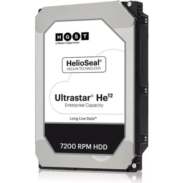 Western Digital HGST Ultrastar HE12 HUH721212AL4204 12TB 3.5" SAS 12Gb/s 7200 U/min 256 MB