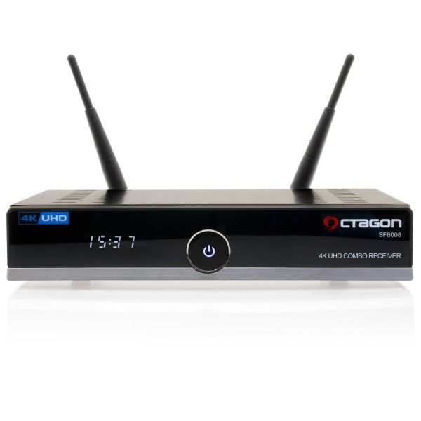 OCTAGON SF8008 4K UHD E2 DVB-S2X &amp; DVB-C/T2 Combo Receiver