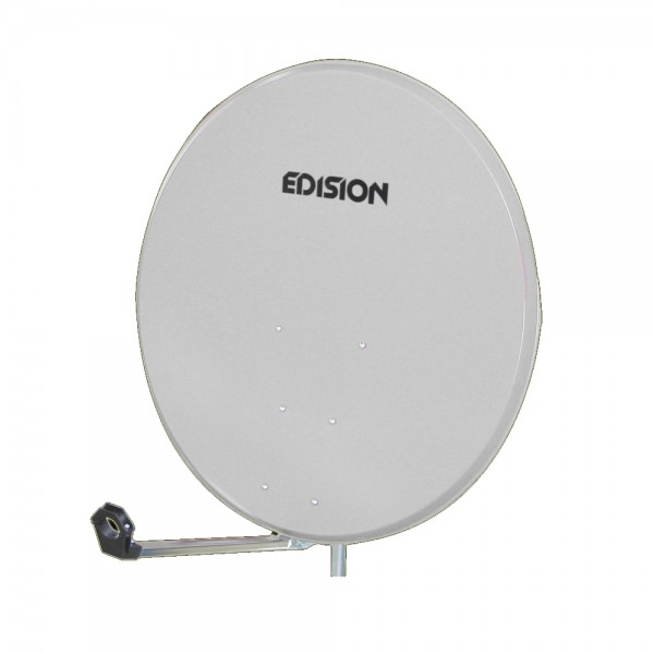 Edision Satelliten Spiegel ALU 60 cm weiß/hellgrau