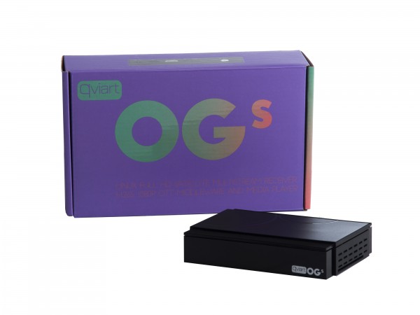 Qviart OGs Linux Full HD Sat-Receiver Multistream H.265 1080p OTT Middleware Mediaplayer