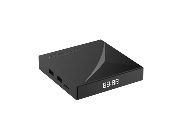 Amiko A11 Gold 4K UHD 4GB 32GB Android 11 WiFi Dual Band 100 Gigabit Bluetooth 5.2 USB 3.0 Widevine