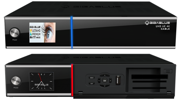 GigaBlue UHD UE 4K Kabelreceiver inkl Dualsattuner